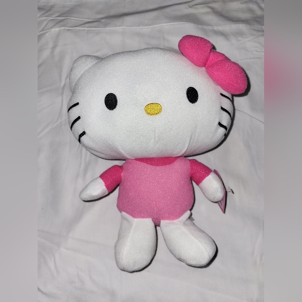 Hello Kitty Plush Doll - Pink Outfit with Bow *